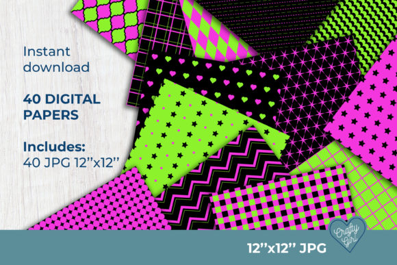 40 Acid Halloween Digital Papers: A Creative Resource for Spooky Designs