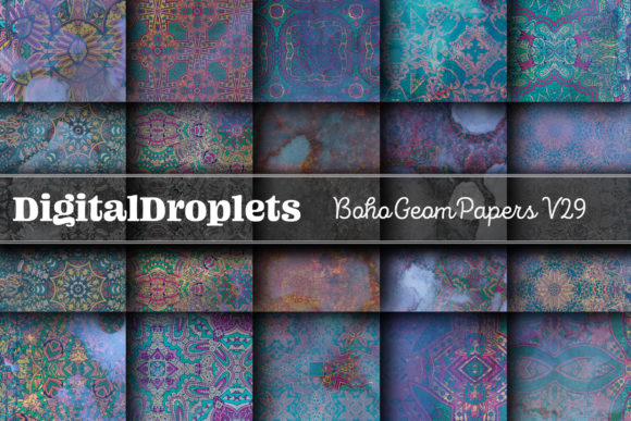 Boho Geom Papers Vol. 29 Collection: A Creative Revolution in Digital Design