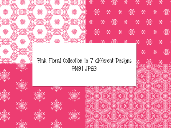 Floral Fiona - Pink Petals Digital Paper: A Versatile Design Resource for Creative Projects