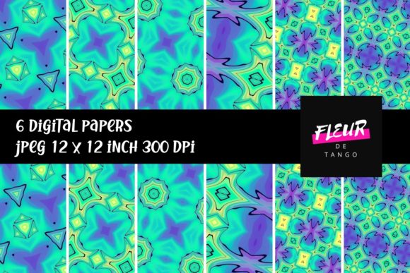 Geometric Pattern Digital Paper Set: A Creative Resource for Every Project