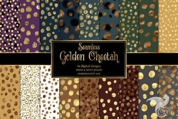Golden Cheetah Digital Paper: A Versatile Creative Resource