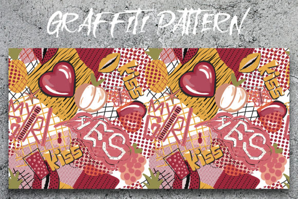 Graffiti Pattern. Urban Lifestyle
