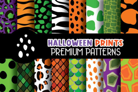Halloween Animals Prints Digital Papers