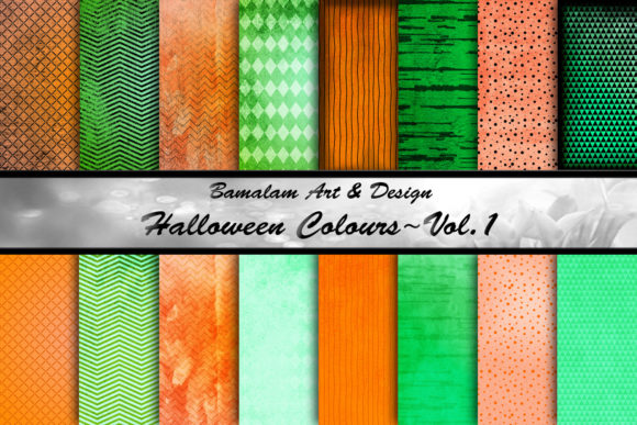 Halloween Orange Green Backgrounds