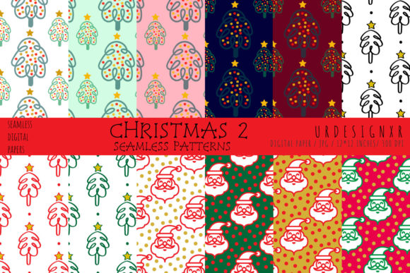 Happy Christmas2 Seamless Digital Papers: A Strategic Tool for Creative and Business Success