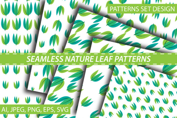 Minimalist Natural Leaf Pattern: A Versatile Design for Modern Creativity