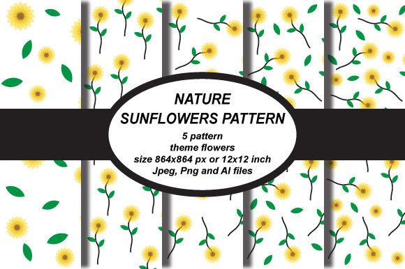 Nature Sunflower Pattern