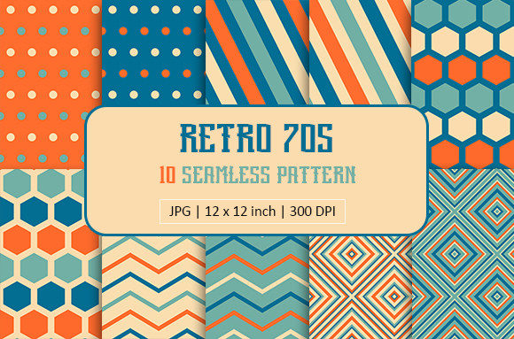 Retro 70s Seamless Pattern: A Timeless Design for Modern Creativity